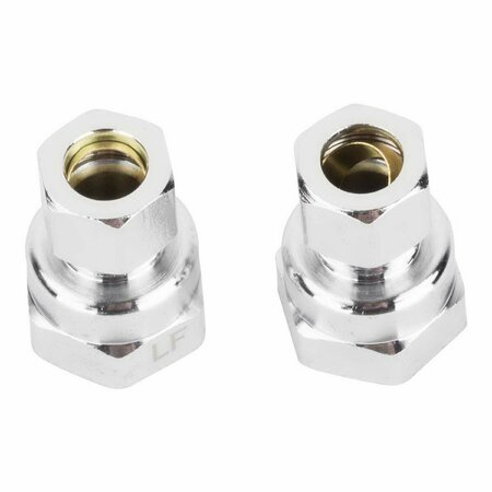LDR INDUSTRIES 3/8 in. Comp X 1/2 in. Fip Straight Compression Female Adapter Low Lead 537 7201